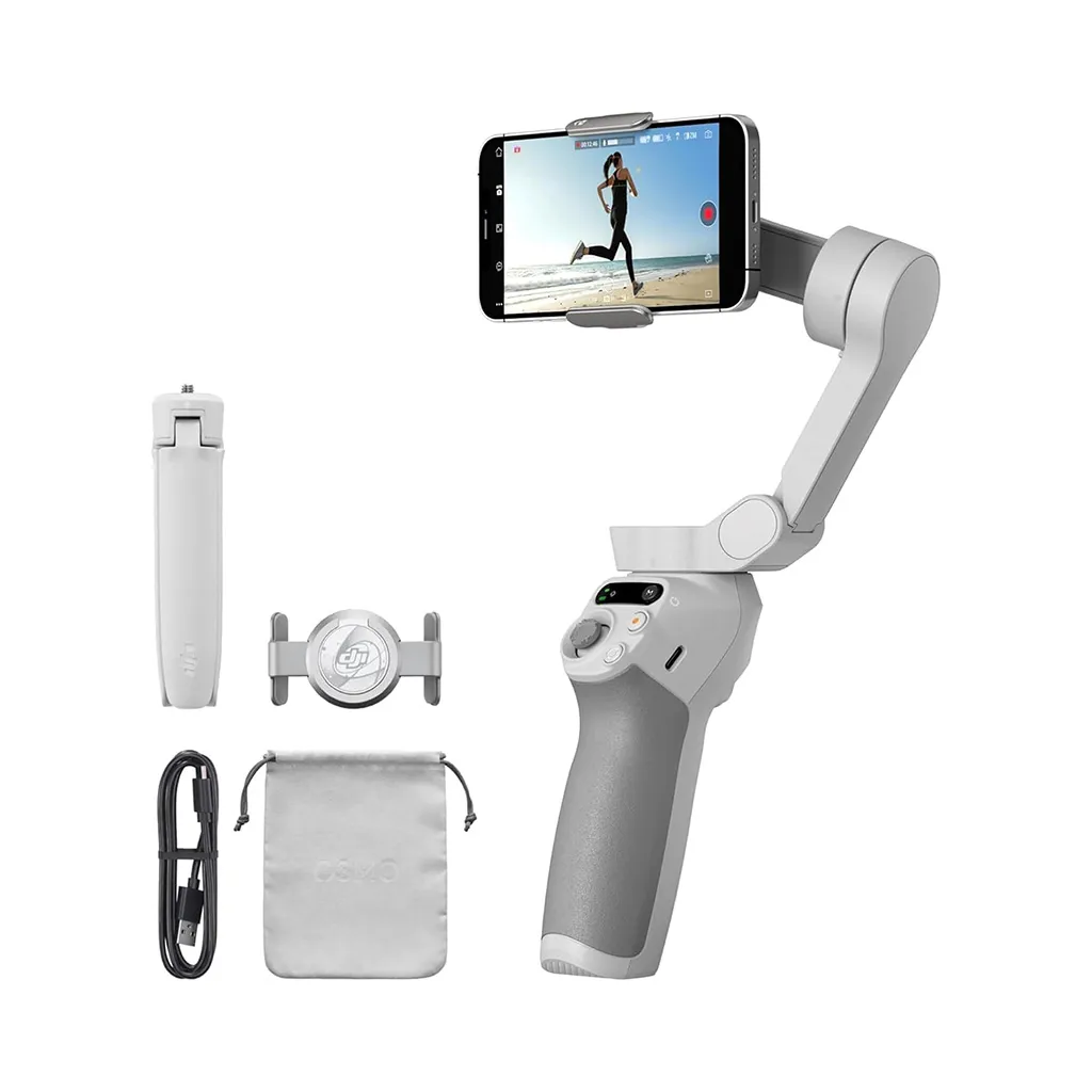 DJI Osmo Mobile SE smartphone gimbal stabilizer front view