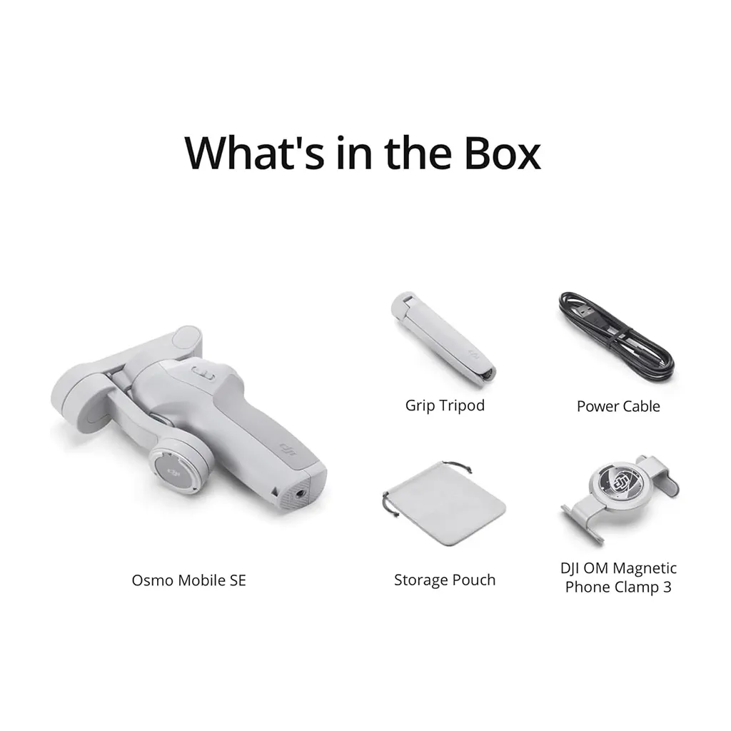 DJI Osmo Mobile SE three-axis mechanical stabilization