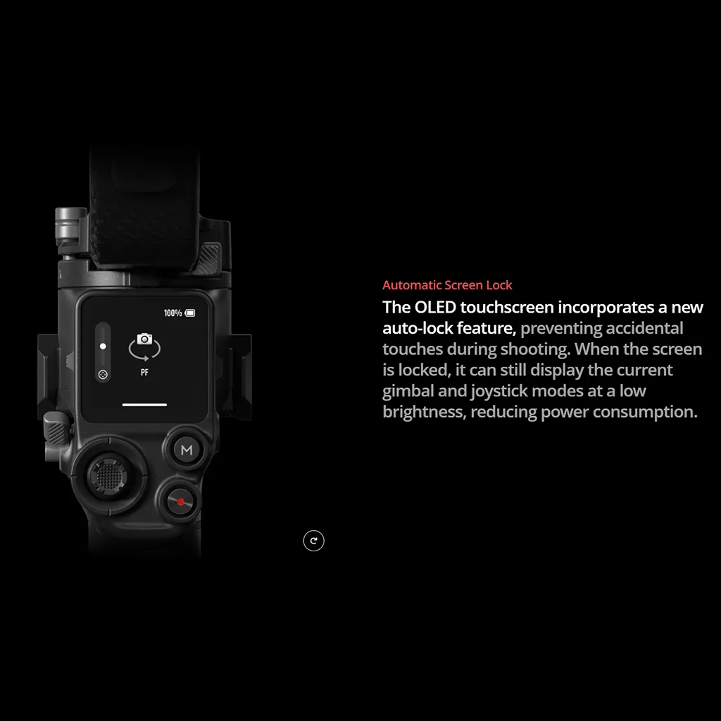 DJI RS4 video shooting setup