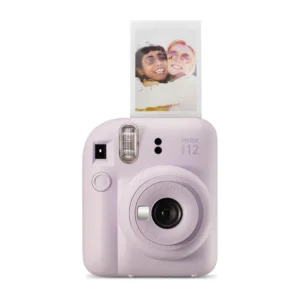 Fujifilm Instax Mini 12 lilac purple camera rear view