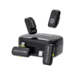 Hollyland LARK A1 Combo wireless microphone system front view