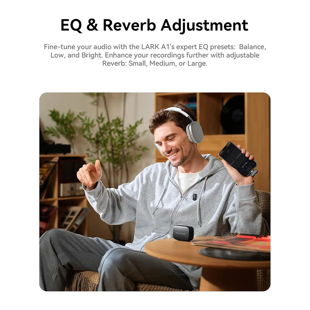 USB-C receiver of Hollyland LARK A1 Combo