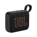 Close up of JBL GO 4 speaker controls black