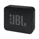 Close up of JBL Go Essential speaker controls black