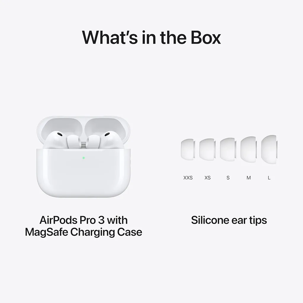 Apple AirPods Pro 3 compact charging case