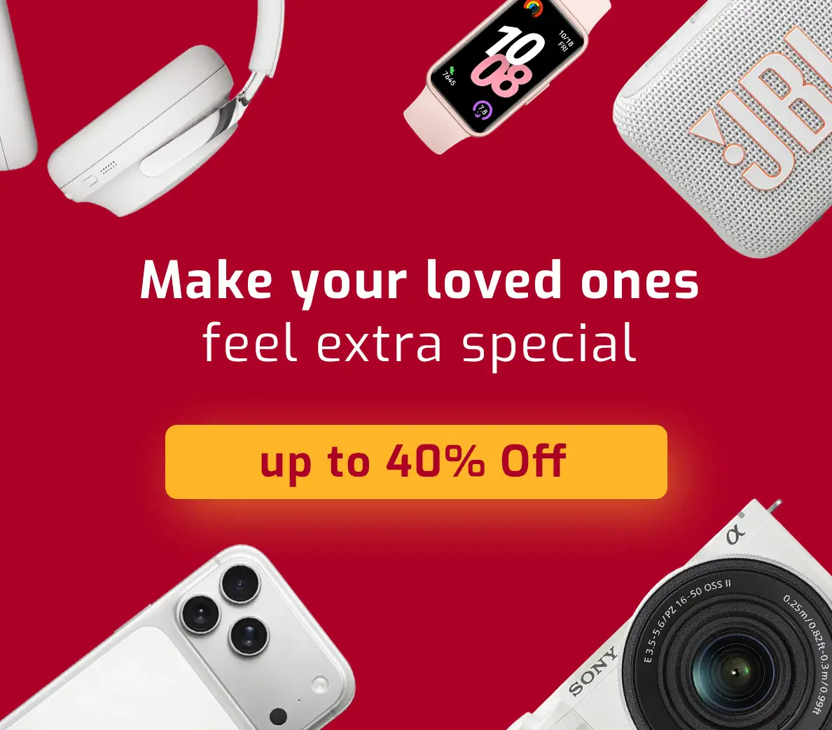 Deal of the week electronics sale banner with exclusive weekly offers in UAE