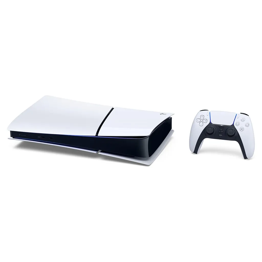 Lifestyle image of Sony PS5 Slim Digital Edition gaming setup