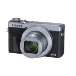 Canon G7 X Mark III silver lens close-up