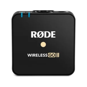 RØDE Wireless GO II TX used for filmmaking and interview setup