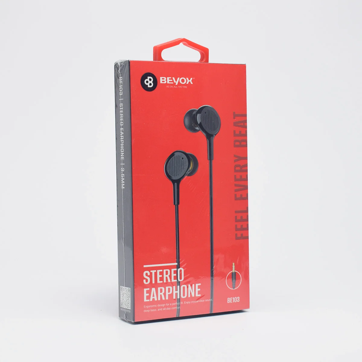 BEYOX BE103 wired earphones with clear audio and deep bass
