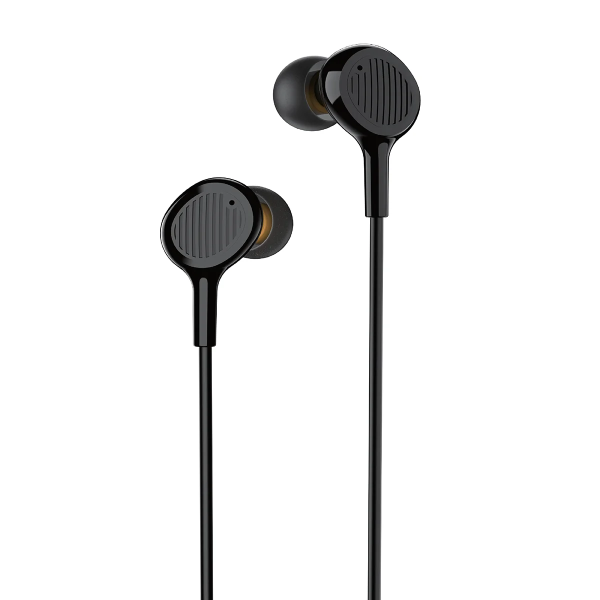 BEYOX 3.5MM wired earphone black design