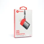 Beyox BOT14 USB to Lightning OTG Connector Grey front view
