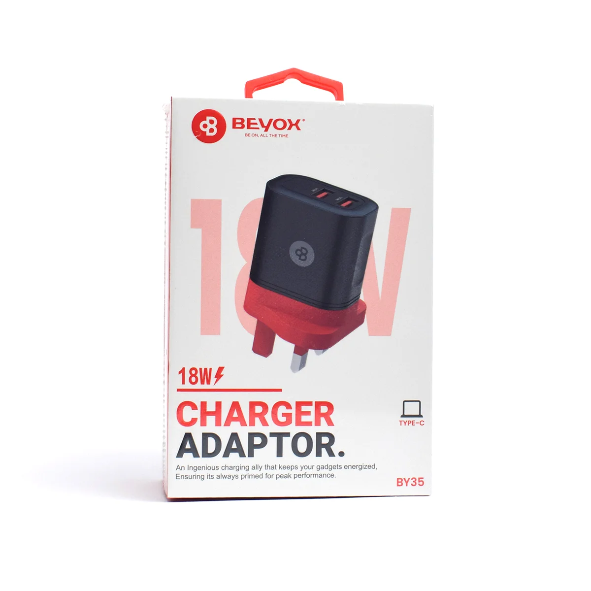 BEYOX BY35T 18W QC 3.0 fast charger adapter