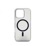 Magnetic ring design iPhone 16 Pro Plus MagSafe compatible clear case