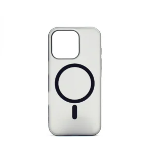 Magnetic ring design iPhone 16 Pro Plus MagSafe compatible clear case