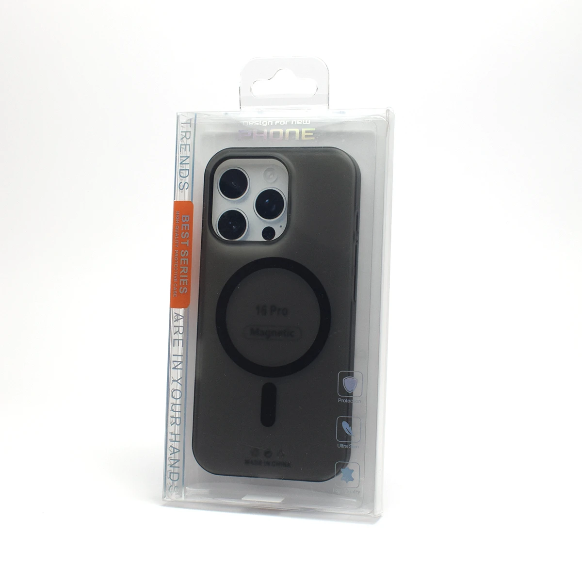 iPhone 16 Pro Plus MagSafe Case Frosted Transparent Slim Protective Cover Anti Fingerprint Shockproof Matte Clear Back Case - Image 4