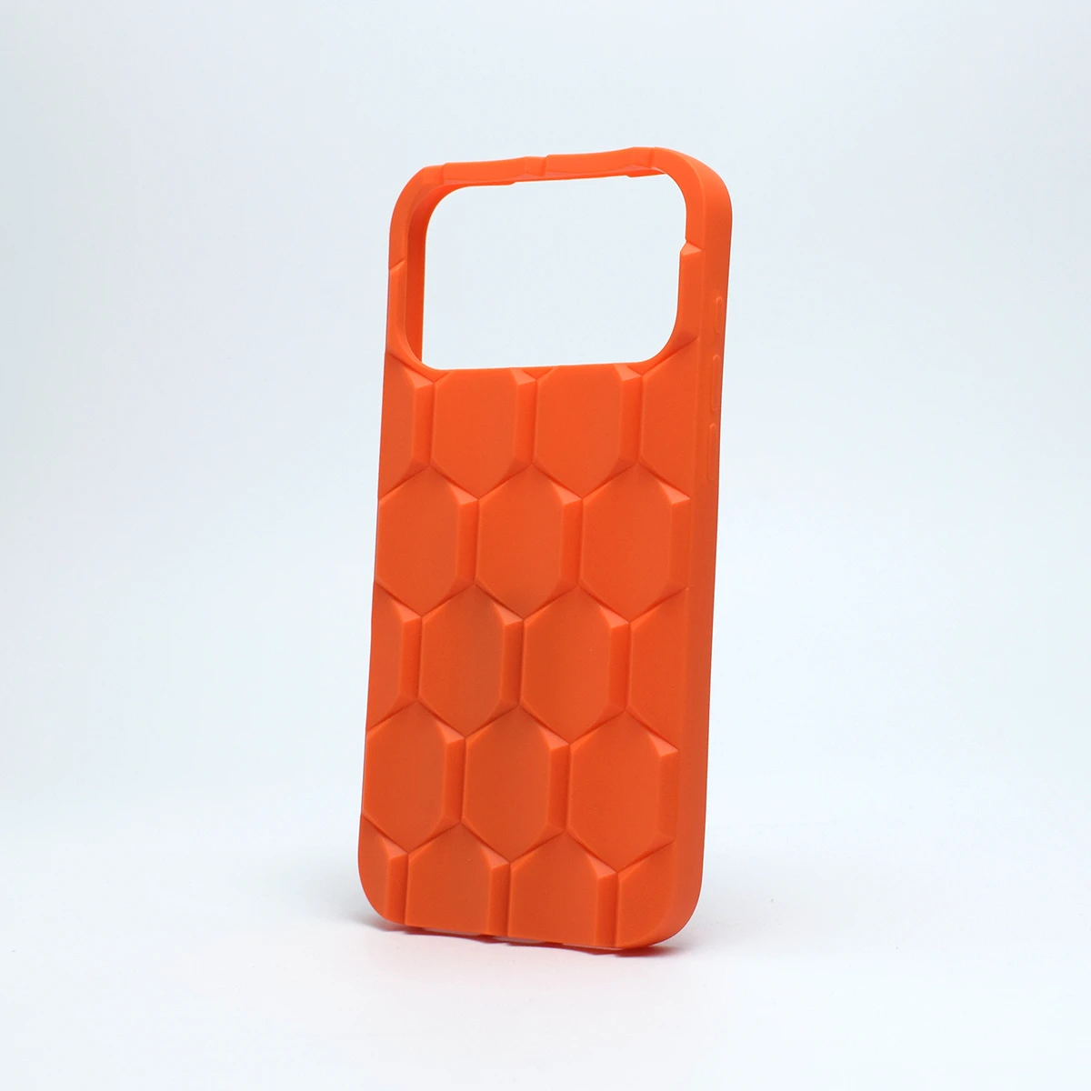 Back design of iPhone 17 Pro Max rock texture protective case