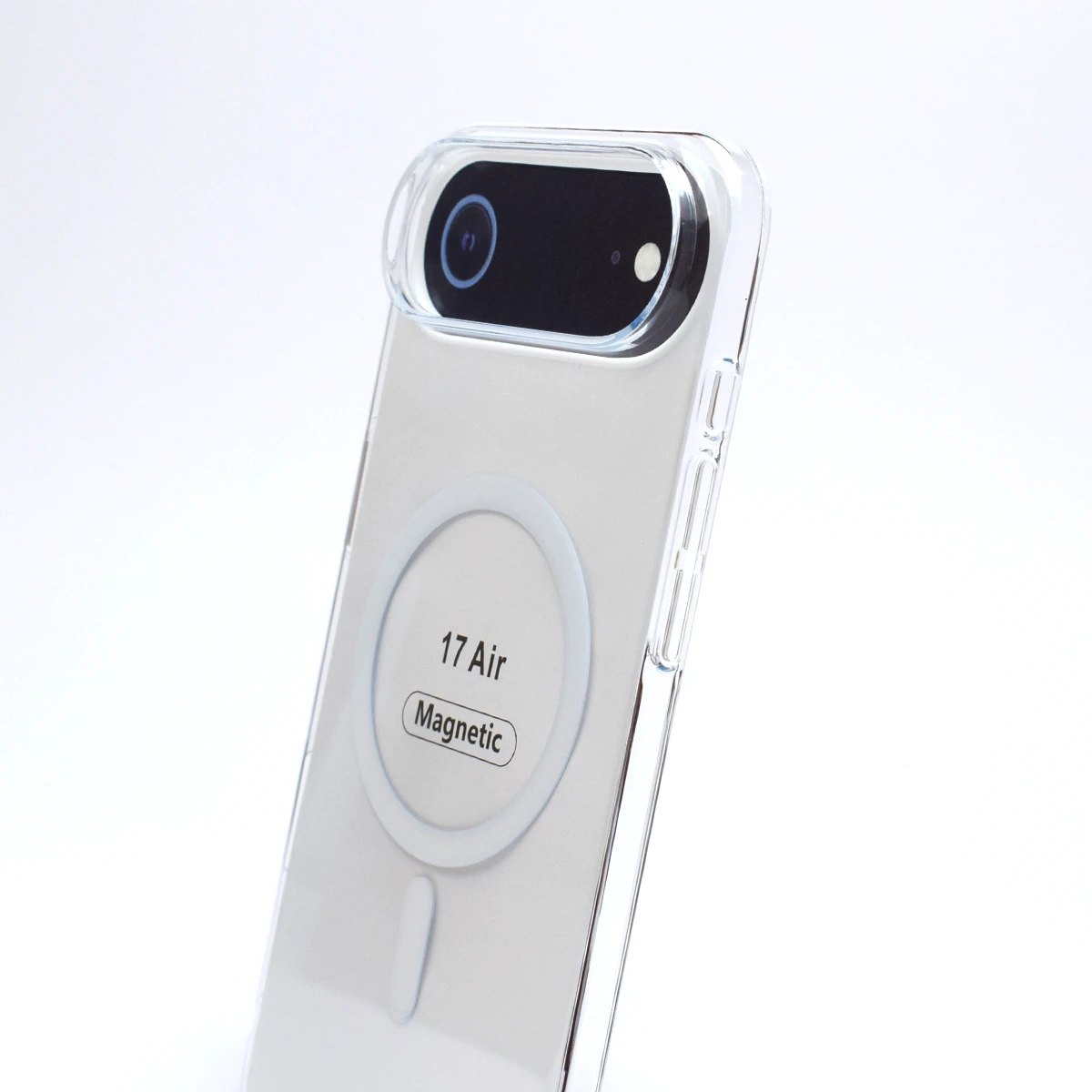 iPhone Air clear TPU case front view transparent design