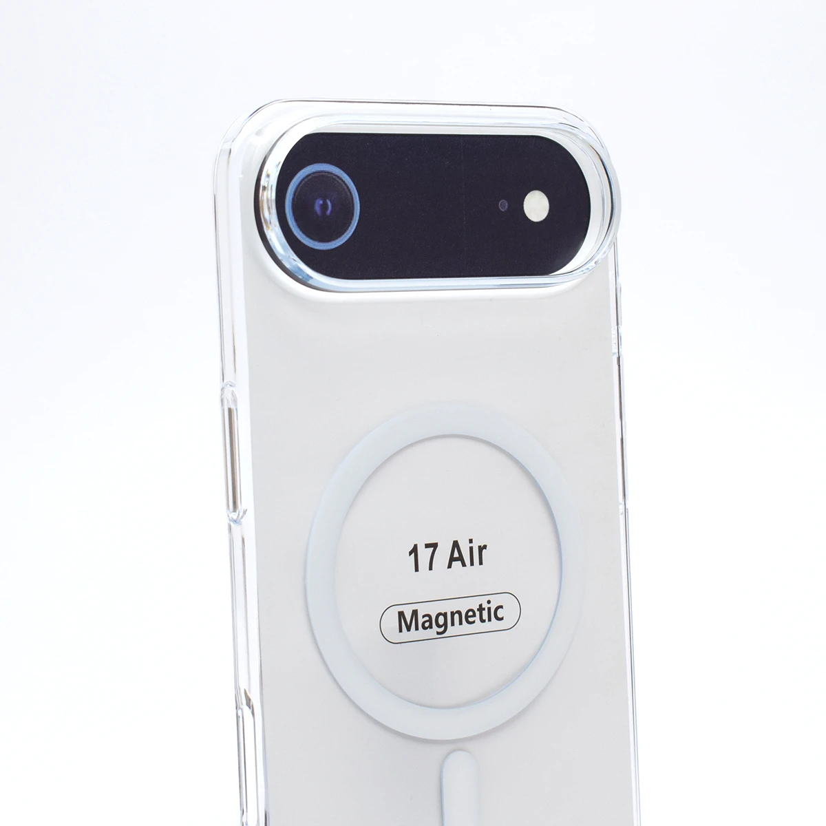 Camera protection closeup iPhone Air clear TPU case