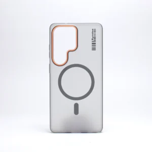 Side buttons and cutouts Samsung Galaxy S26 Ultra transparent gray case