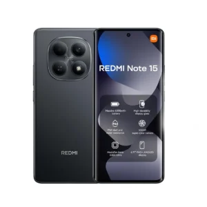 Redmi Note 15 4G 256GB storage Black mobile phone in UAE