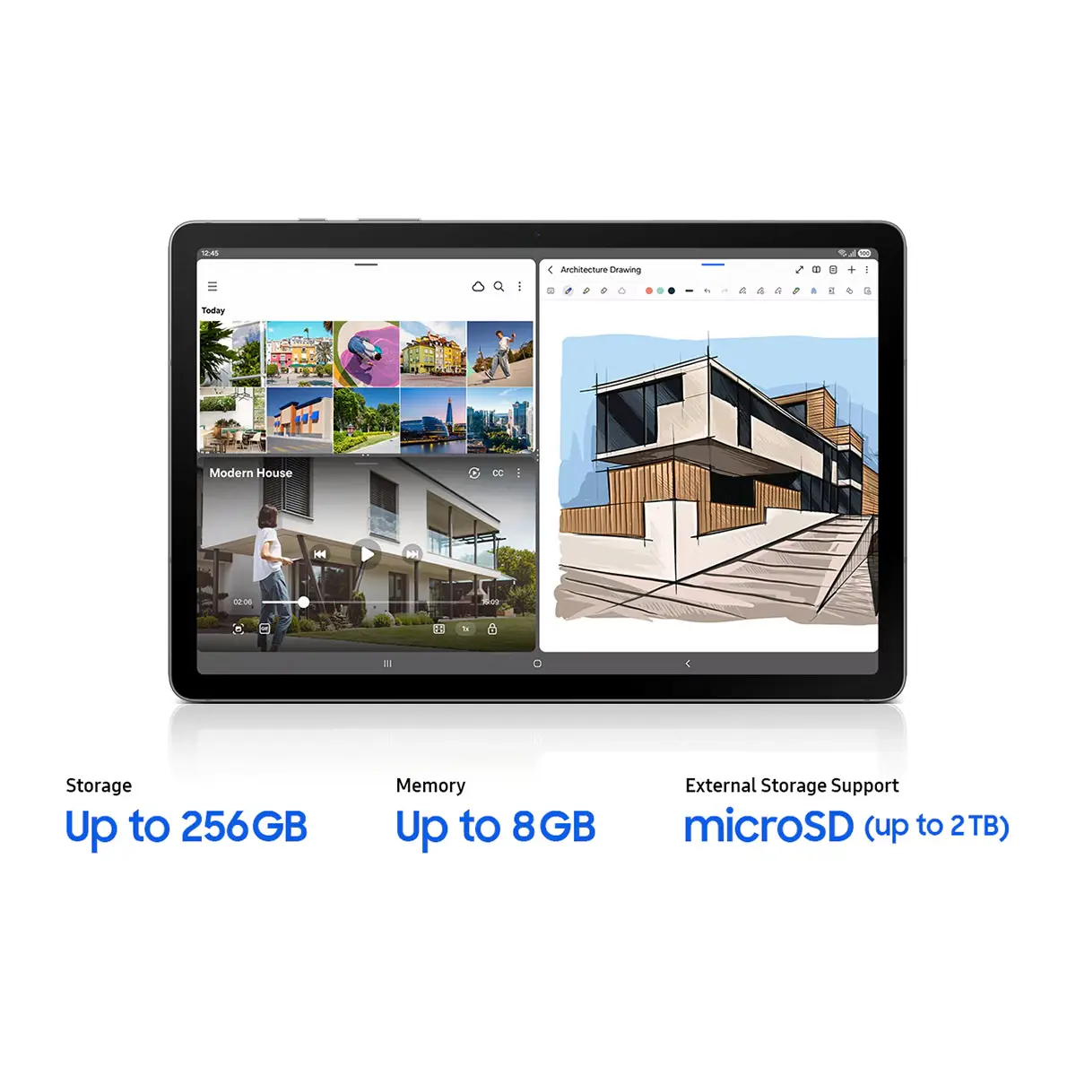 Samsung Tab S10 Lite 8GB 256GB tablet with Exynos 1380 processor and long battery life.
