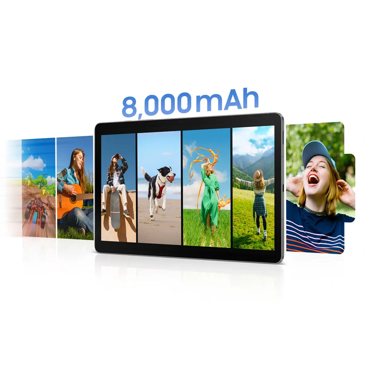Galaxy Tab S10 Lite tablet with S Pen support 8000mAh battery and expandable storage.