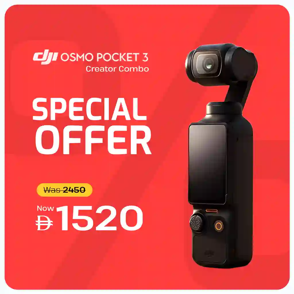 DJI Osmo Pocket 3 special offer available online in UAE