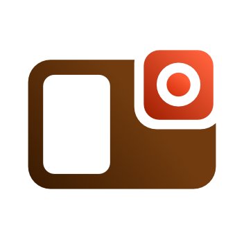 Action cameras category icon for cameras and recording devices