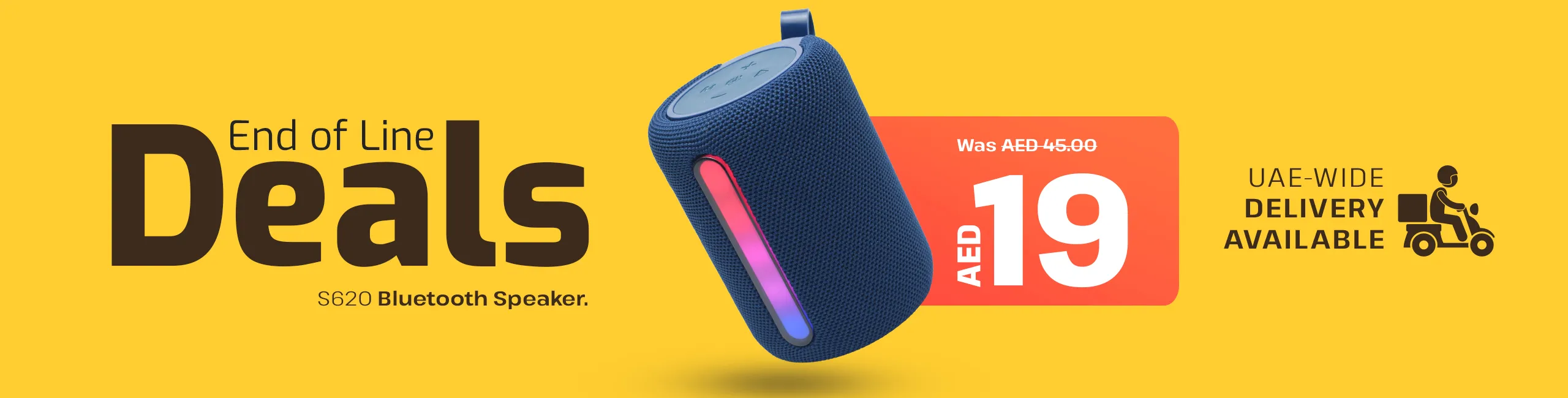 End of Line Deals S620 Bluetooth Speaker UAE Sale AED 19 with UAE-wide delivery available