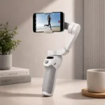 Smartphone gimbal stabilizer for smooth video recording and mobile content creation