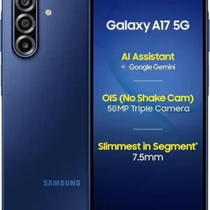 Samsung Galaxy A17 5G with large display and 8GB RAM