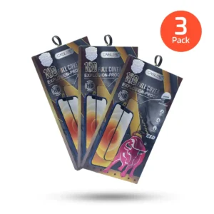 CAISLES iPhone Tempered Glass, 18D Full Cover Explosion-Proof Tempered Glass Screen Protector for iPhone 17 Pack of 3