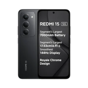 Redmi 15 7000mAh battery with 33W fast charging