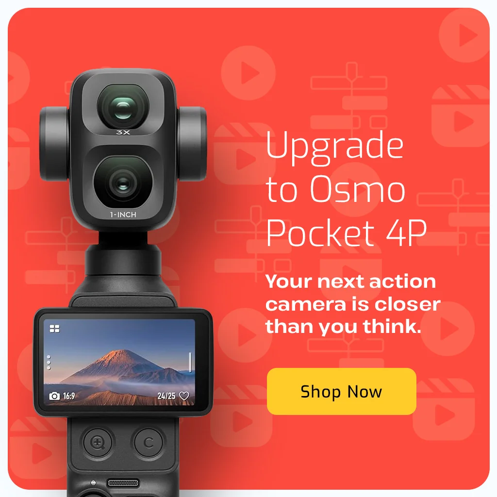 Action cameras and DJI Osmo Pocket 4P available in UAE