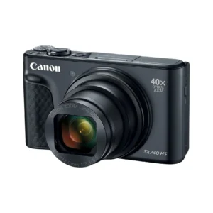 Front view of Canon PowerShot SX740 HS compact superzoom camera